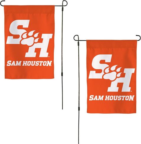 Desert Cactus Sam Sam Houston University SHSU Garden Flag - 19 × 12 بوصة Sam Houston Bearkats Banner ، للعرض في الهواء الطلق والأحداث (التصميم أ) in Kuwait