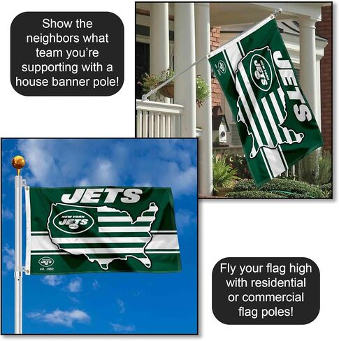New York Jets Nation USA American Country 3x5 Flag in Kuwait