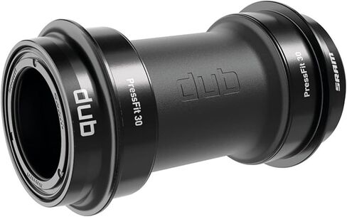SRAM DUB PressFit30 Bottom Bracket - PF30, 73mm, MTB Boost 55mm Chainline, Black in Saudi Arabia