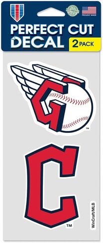 Wincraft Cleveland Indians Set of 2 Die Cut Decals in Saudi Arabia