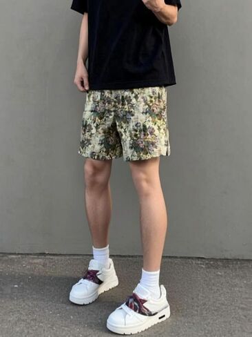 الرجال المطبوعون للرجال الطول بطول الركبة بطول الخصر غير الرسمي المريح السميك السميك المنقوش للارتداء اليومي in Kuwait