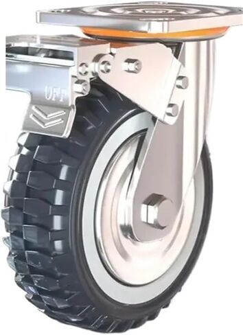 4 Inch Universal Wheel Proof Caster Flat Car Trolley Pulley 1Pcs in Saudi Arabia