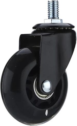 5pcs 2.5 بوصة قضيب المسمار M6/8/10 Universal PU Wheel Home Wheel Trolley (M10x15mm) in Saudi Arabia