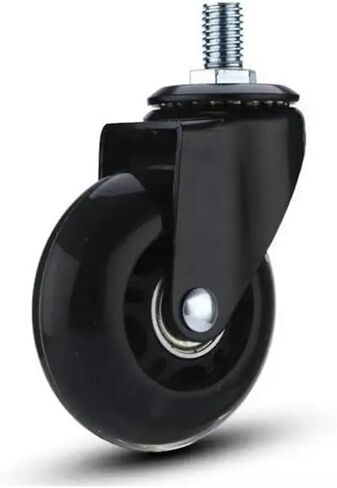 5pcs 2.5 بوصة قضيب المسمار M6/8/10 Universal PU Wheel Home Wheel Trolley (M10x15mm) in Saudi Arabia