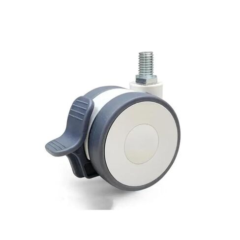 4pcs 2.5 بوصة صامتة TPR Universal Brake Medical Beauty Instrument Caster/Double Wheel Monter in Kuwait