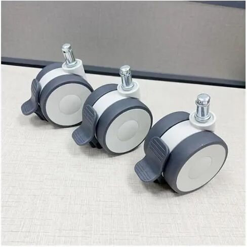 4pcs 2.5 بوصة صامتة TPR Universal Brake Medical Beauty Instrument Caster/Double Wheel Monter in Saudi Arabia