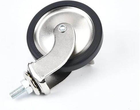 4pcs 3 بوصة المسمار النيكل M8 Universal PP Wheel Brake Silent Furniture Scasters (عجلة الفرامل) in Saudi Arabia