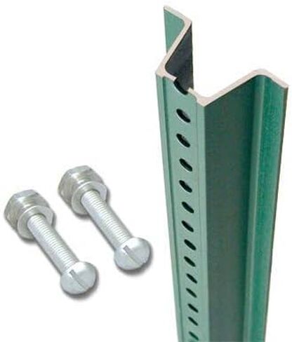 SmartSign - K-153-6K Baked Enamel Post Kit, "6' Tall Baked Enamel Post", 72" high x 3.0625" wide, Green in Saudi Arabia