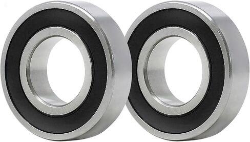 6203-2rs 3/4 محامل كرات الأخدود العميقة ， ID 3/4 في X OD 1.575 في X WIDTH 0.4724 في ， المستخدمة في جزازة العشب ، مادة الصلب الكروم in Kuwait