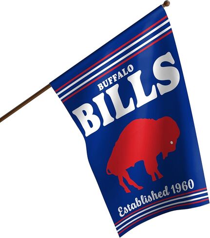 Foco Buffalo Bills NFL العلم الرئوي الرأسي in Saudi Arabia