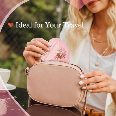 300 Pcs Heart-shaped Jewelry Packaging Bags Small Jewelry Transparent Resealable Cute Treat Bags for Business Wedding Birthday Festival Party Favor Supplies in Saudi Arabia