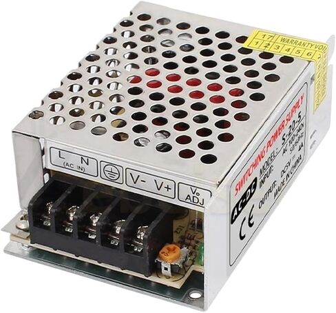 5V 20W Switch Power Supply Aluminum 100-240V AC to DC 5 Volts 20 Watts 4A Indoor Driver Transformer Converter Adapter No-Noise in Saudi Arabia