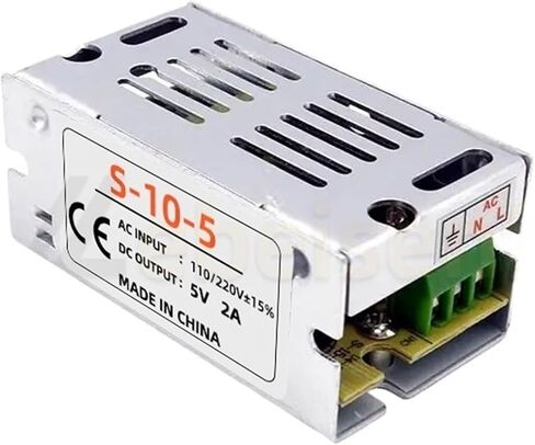 Mini AC/DC Switch Power Supply 5V 10W 2A LED Drive Lighting Transformer 110V 220V AC to DC 5 Volt 10Watt 2 Amp Voltage Converter in Saudi Arabia