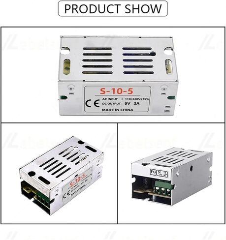 Mini AC/DC Switch Power Supply 5V 10W 2A LED Drive Lighting Transformer 110V 220V AC to DC 5 Volt 10Watt 2 Amp Voltage Converter in Saudi Arabia