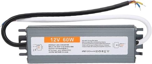 12V 60W 5A Switch Power Power Powerroof IP67 Aluminium Shell Outdoor 110-250V AC إلى DC LED محول الجهد المحول in Kuwait