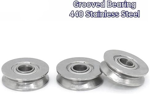 10PCS S623 624 625 SUS 440 Stainless Steel Bearing with Groove in Outer Ring 626 627 628 629 U V Type(S629-2-1) in Saudi Arabia
