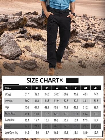 Tactical Cargo Pants for Men, Cotton BDU Casual Military Pants Combat Rip Stop Work Pant Camping Hiking with 6 Pockets in Kuwait