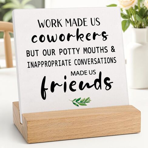 Birthday Gifts for Women Best Friends, Best Friendship Gifts for Women, Best Friend Office Decor Sign Gift, Best Friend Desk Decor Plaque Gift in Saudi Arabia