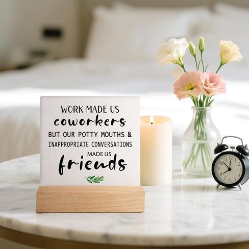 Birthday Gifts for Women Best Friends, Best Friendship Gifts for Women, Best Friend Office Decor Sign Gift, Best Friend Desk Decor Plaque Gift in Saudi Arabia