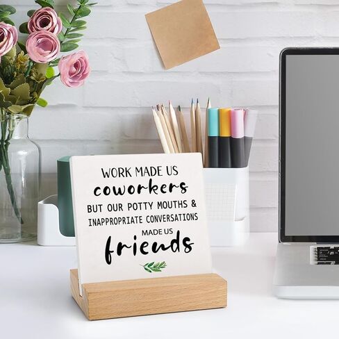 Birthday Gifts for Women Best Friends, Best Friendship Gifts for Women, Best Friend Office Decor Sign Gift, Best Friend Desk Decor Plaque Gift in Saudi Arabia