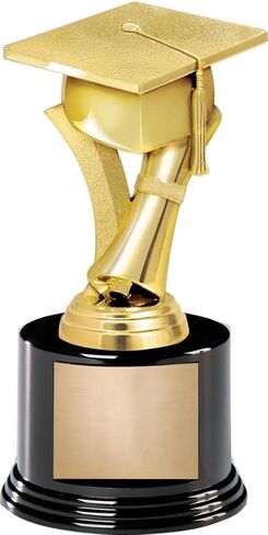 كأس التخرج و Crown Awards Cap & Scroll Trophy ، 7.25 "Cap & Scroll Trophy مع 5 أسطر من النص in Kuwait