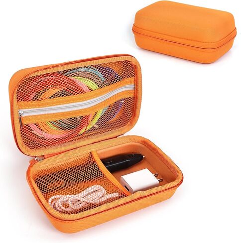 CASE متوافقة مع 3DOODLER START+ الأساسيات لجماعة ثلاثية الأبعاد للأطفال ، حامل الحمل الملائم للطباعة ، منظم التخزين لطباعة خيوط إعادة ملء ، شاحن MICRO-USB (3D-04B تربي in Saudi Arabia