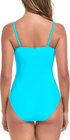 Women's Twist Front One Piece Swimsuits Ruched Bathing Suits Sweetheart Neckline Swimwear in Saudi Arabia