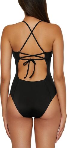 Women's Mayra Shirred One Piece Swimsuit, Adjustable, Bathing Suits in Saudi Arabia