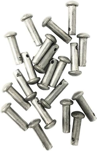 AJ Tack Stainless Steel Spur Rowel Pins - 10 Pairs in Saudi Arabia