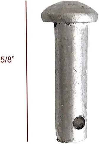 AJ Tack Stainless Steel Spur Rowel Pins - 10 Pairs in Saudi Arabia