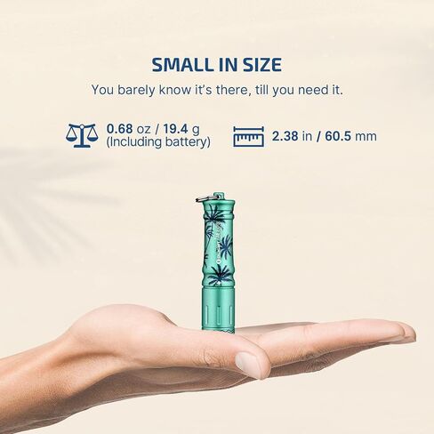 OLIGHT i3E EOS Compact Keychain Flashlight EDC Light (Summer Palm) in Kuwait