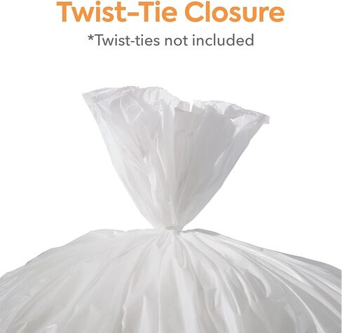 Staples COASTWIDE 40-45 Gallon Industrial Trash Bag, 40" x 46", Low Density, 0.74 mil, White, 100 Bags/Box (CW18192) in Saudi Arabia