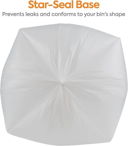 Staples COASTWIDE 40-45 Gallon Industrial Trash Bag, 40" x 46", Low Density, 0.74 mil, White, 100 Bags/Box (CW18192) in Saudi Arabia