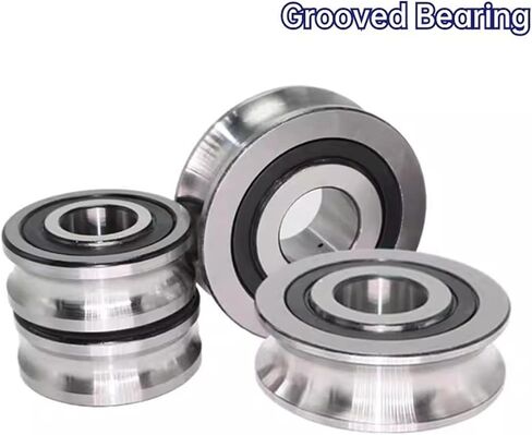 10PCS Straightening Mixed Wheel Over Line with Groove Bearing V6002 15X32X9MM Pulley V Groove Type(V6002-3-1) in Saudi Arabia