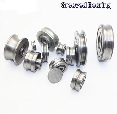10PCS Straightening Mixed Wheel Over Line with Groove Bearing V6002 15X32X9MM Pulley V Groove Type(V6002-3-1) in Saudi Arabia