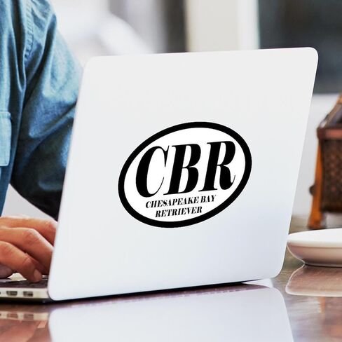 CafePress CBR Abbreviation Chesapeake Bay Retriever Sticker Oval Car Bumper Sticker in Saudi Arabia
