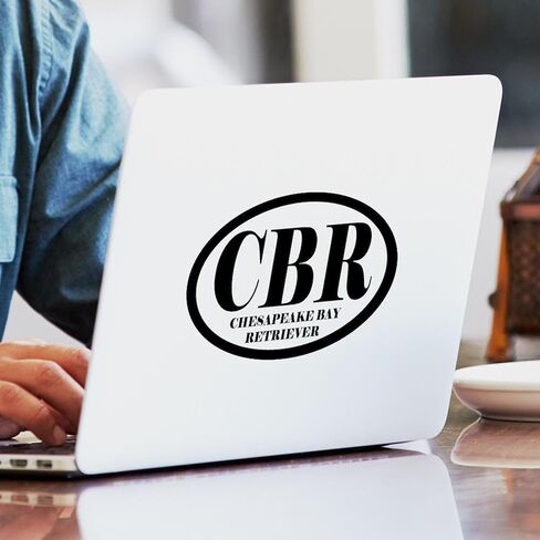 CafePress CBR Abbreviation Chesapeake Bay Retriever Sticker Oval Car Bumper Sticker in Saudi Arabia