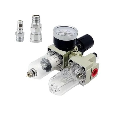 Compressor Filter Manual Drainage Supply Air Filters Pump Moisture Pneumatic Pressure Regulator Oil Separator(Only AC2010-02,Fiber Filter) in Kuwait
