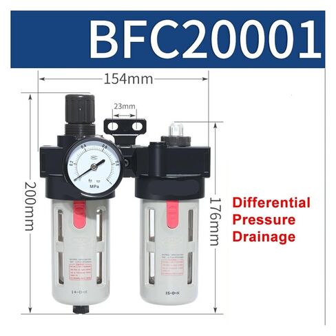Air Source Processor Pressure Regulating Filter Oil-Water Separation Filter(BFC2000 A1) in Kuwait