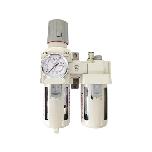 Air Source Treatment Air Compressor Filter Air Pressure Regulator Lubricator Oil Separator(AC4010-04,Copper Filter) in Kuwait