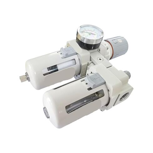 Air Source Treatment Air Compressor Filter Air Pressure Regulator Lubricator Oil Separator(AC4010-04,Copper Filter) in Kuwait