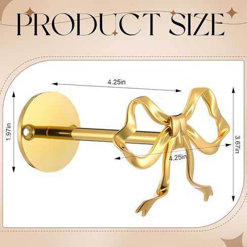 Blulu 2 PCS Metal Bow Stainbacks Holdbacks Qualed Bow Starting Starks Hold for Startains Alegant Gold Holds for Beed Room Bed Room Office Home in Saudi Arabia