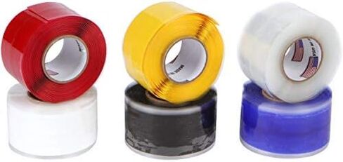 Tommy Tape Tele Selfing Silicone Tape 1 في × 10 قدم أسود in Kuwait