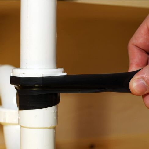 Tommy Tape Tele Selfing Silicone Tape 1 في × 10 قدم أسود in Kuwait