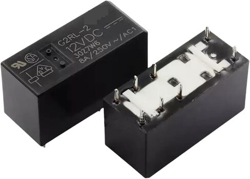 10pcs electromagnetic power Relay G2RL-2 5VDC 12VDC 24VDC 48VDC 8A 8PIN G2RL-24 in Saudi Arabia