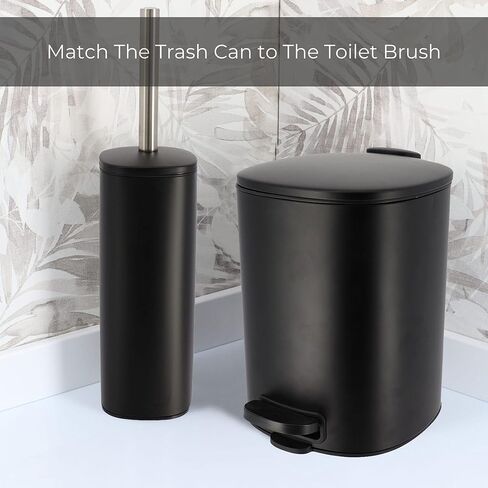 يمكن أن تكون القمامة المعدنية الأنيقة مع غطاء قرب ناعم صامت ، وسعة كبيرة 5L - 1.3 جالون ، ودواسة قدم متينة للتشغيل الخالي من اليدين ، وتصميم مربع حديث - مثالي للحمام أو المنزل أو المكتب (الكروم) in Kuwait