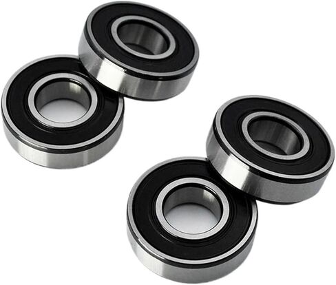 10pcs ABEC 5 6001 2RS ZZ 12 * 28 * 8 MM 6001RS 6001Z DDU 2Z القطر الداخلي 12 مم محامل كروم للأخدود العميق (6001 ZZ Premium) in Saudi Arabia