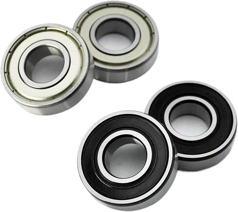 10pcs ABEC 5 6001 2RS ZZ 12 * 28 * 8 MM 6001RS 6001Z DDU 2Z القطر الداخلي 12 مم محامل كروم للأخدود العميق (6001 ZZ Premium) in Saudi Arabia