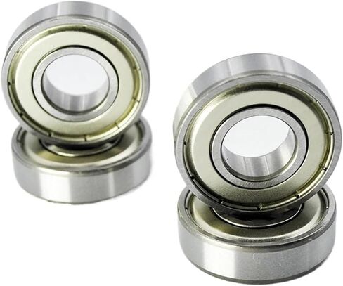 10pcs ABEC 5 6001 2RS ZZ 12 * 28 * 8 MM 6001RS 6001Z DDU 2Z القطر الداخلي 12 مم محامل كروم للأخدود العميق (6001 ZZ Premium) in Saudi Arabia
