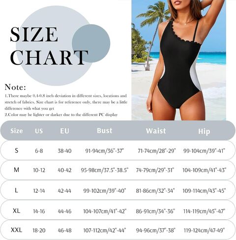 YNIQUE Women's Swimsuits 2025 One Shoulder High Waist One Piece Bathing Suit U-Neck Tummy Control Monokini in Saudi Arabia